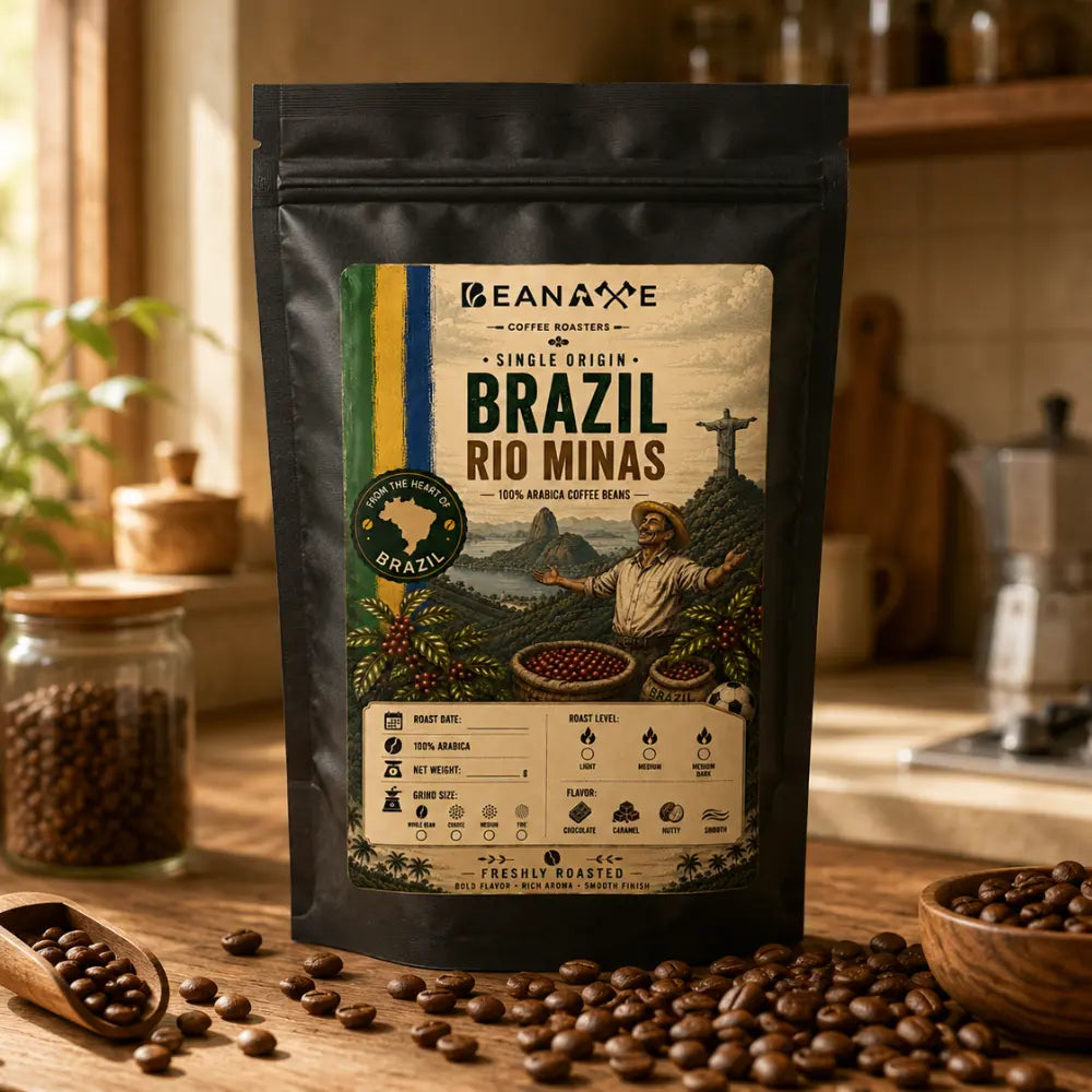 Brazil Rio Minas Coffee Beans Price in Pakistan - BeanAxe